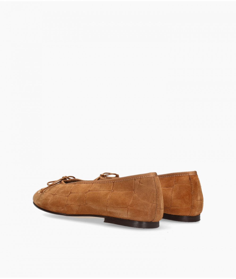 bloom&you Ballerinas ALLISON in leather split suede