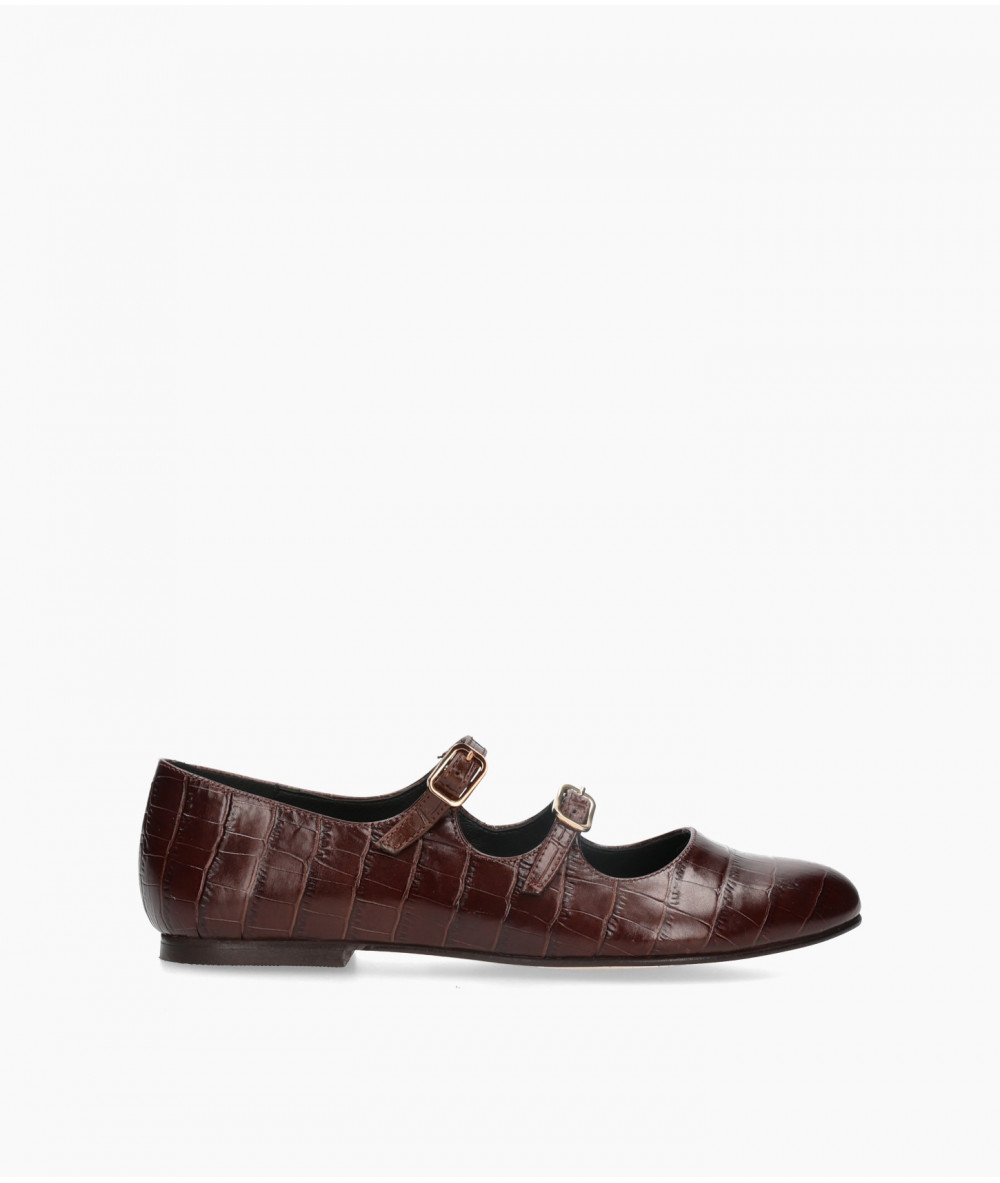 bloom&you Mercedes MERCEDES DOBLE in brown croc print