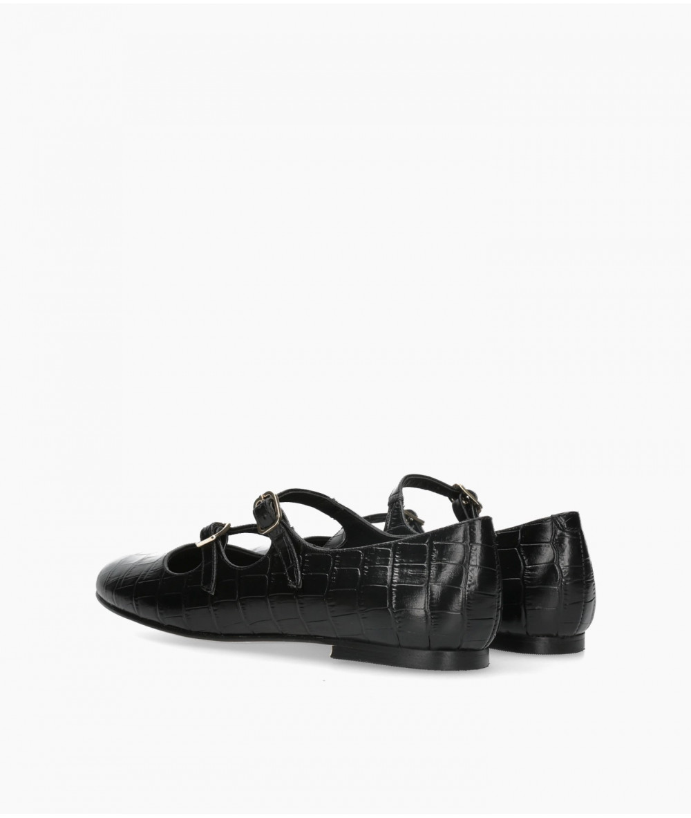 bloom&you Mercedes MERCEDES DOBLE in black croc print