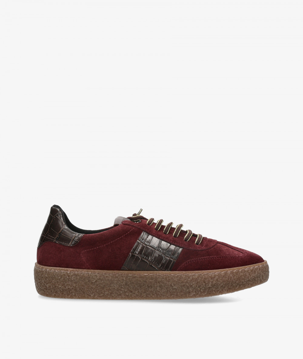 bloom&you Sneakers  RIGOR in burgundy