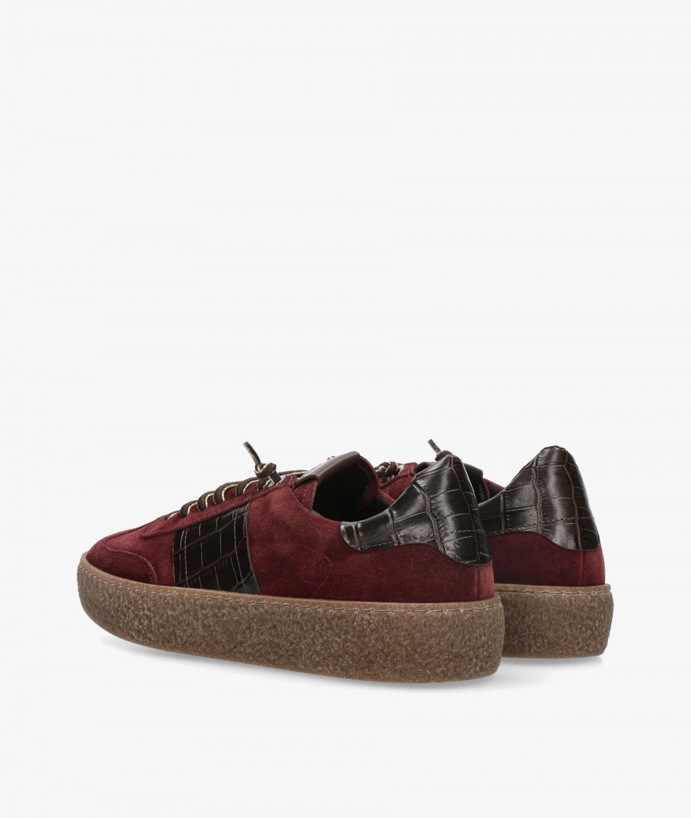 bloom&you Sneakers  RIGOR in burgundy