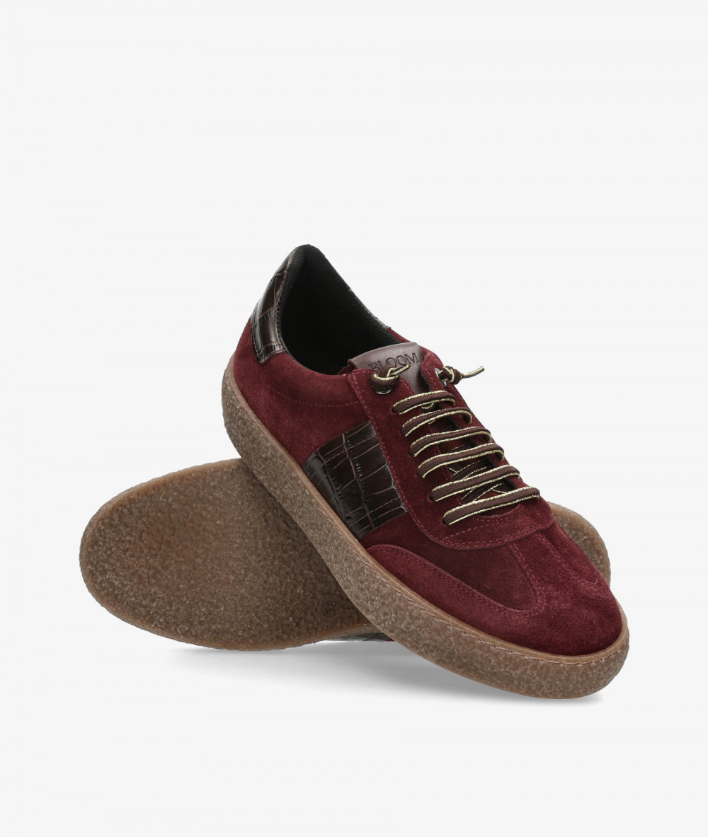 bloom&you Sneakers  RIGOR in burgundy