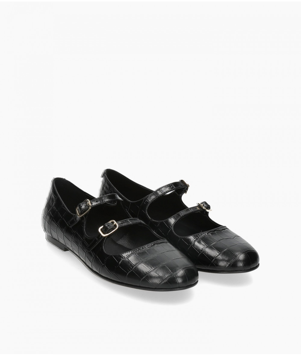 BLOOM Mercedes SOLENE in black croc print