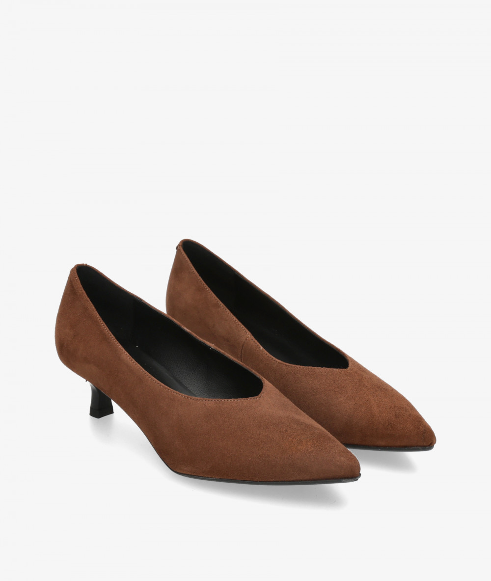 BLOOM Pump shoes SEVEN in brown suede