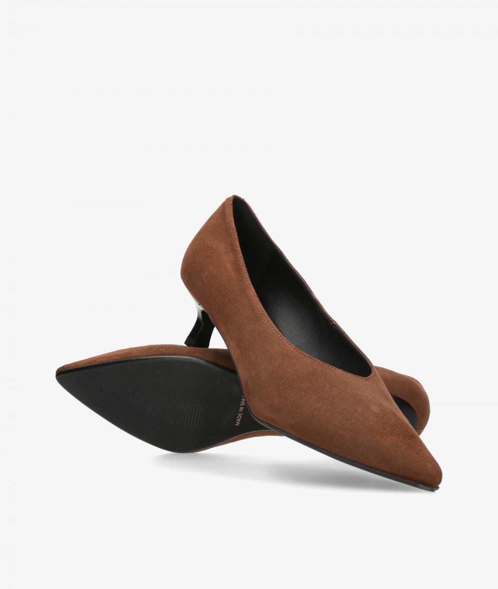 BLOOM Pump shoes SEVEN in brown suede