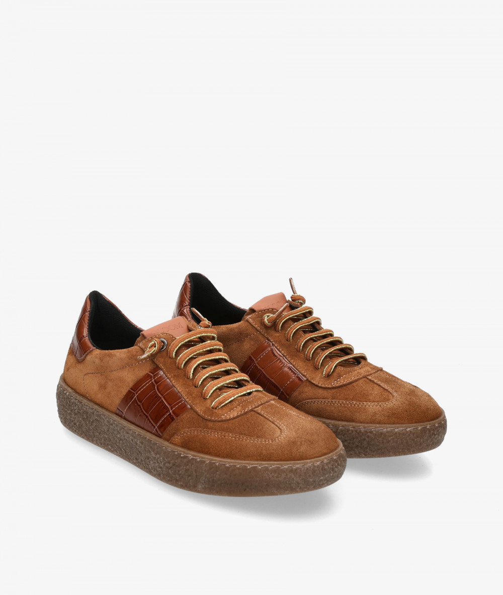 BLOOM Sneakers  RIGOR in leather split suede