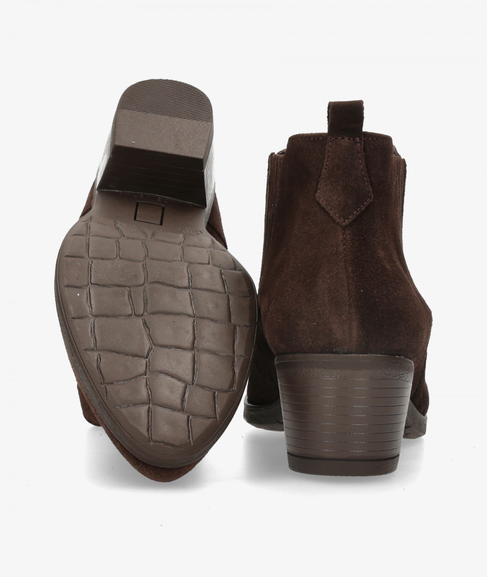 BLOOM Ankle boots  3450 SIN  in brown croc print