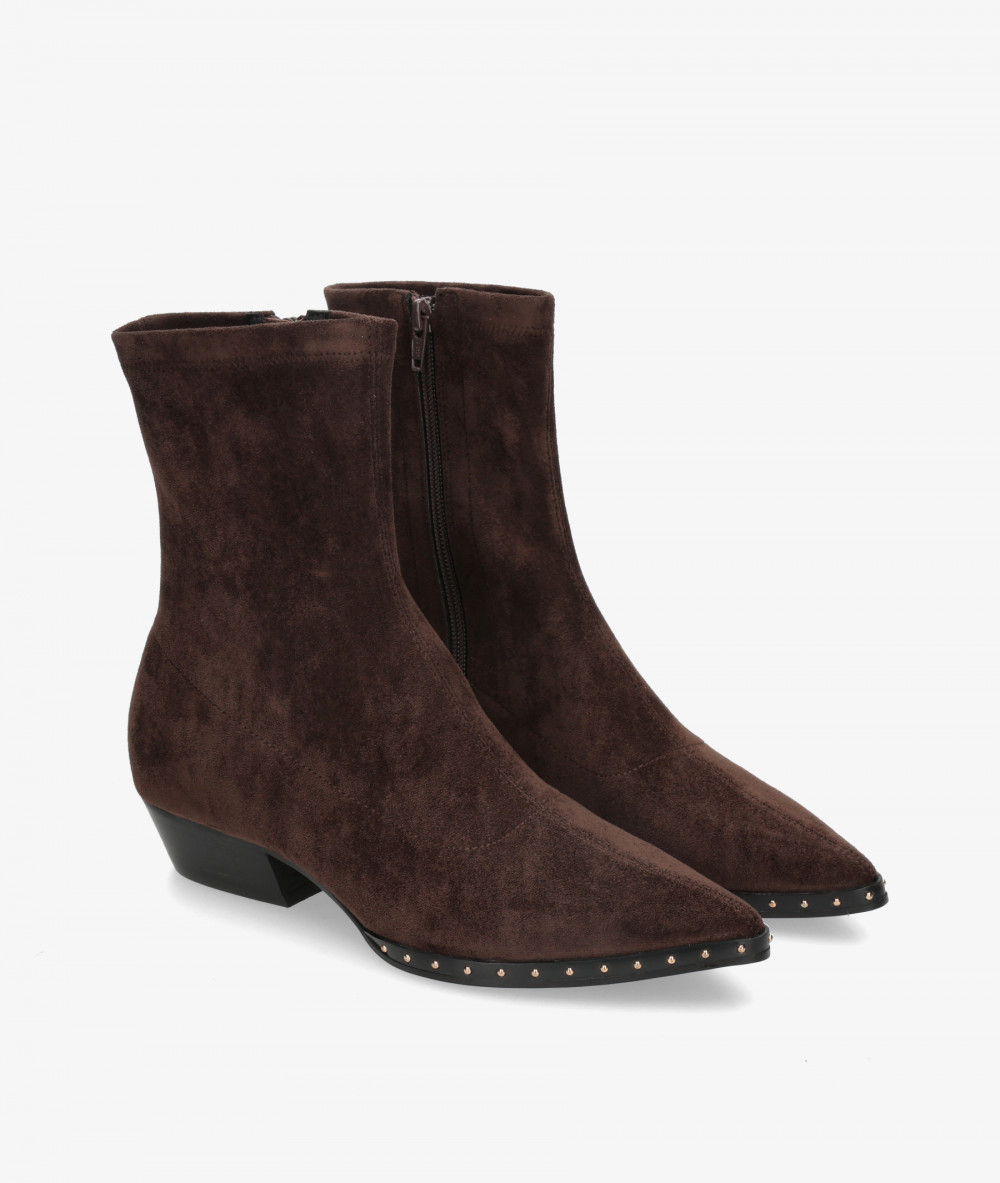 BLOOM Ankle boots  30-2799H-C13 in MARRON LYCRA