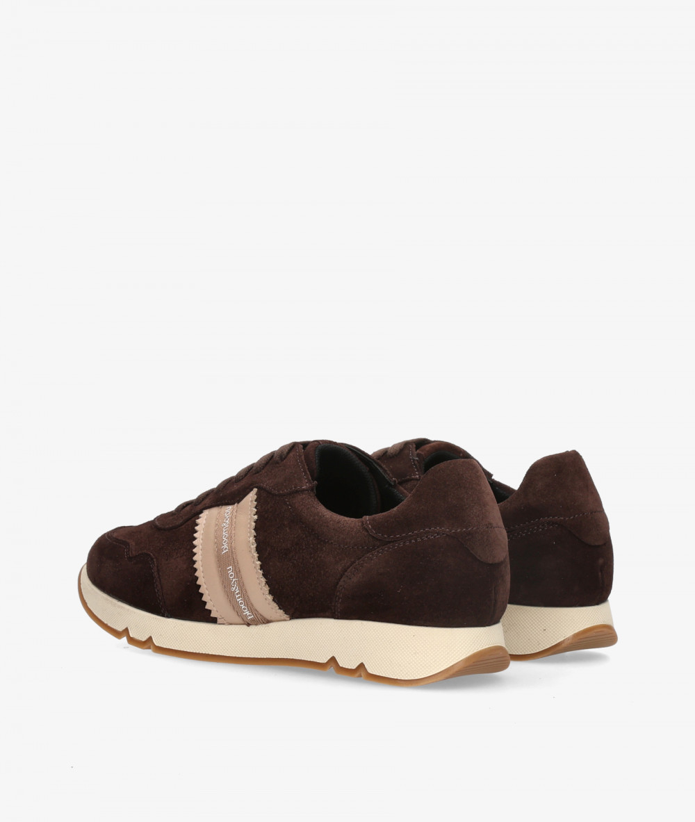 BLOOM Sneakers  SNEAKERS 2 in brown split suede