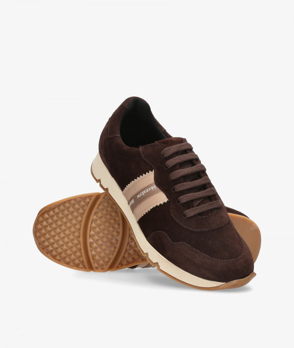 BLOOM Sneakers  SNEAKERS 2 in brown split suede