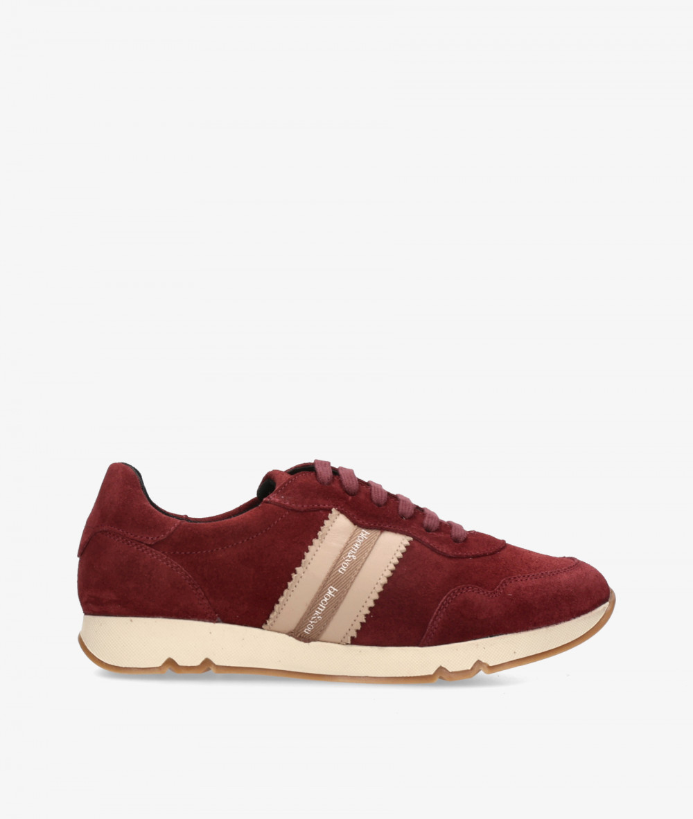 BLOOM Sneakers  SNEAKERS 2 in burgundy split suede