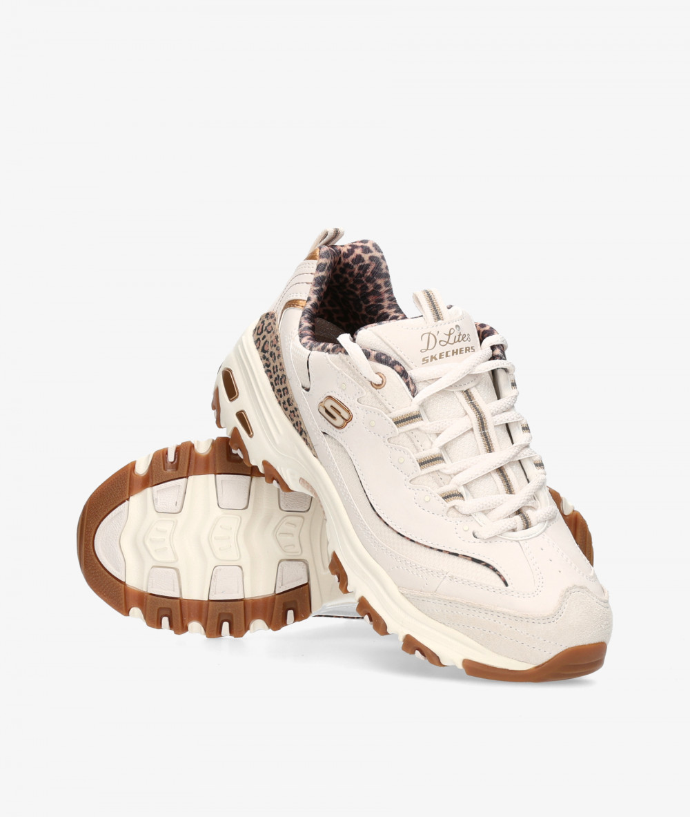 Deportivos Skechers 150877 en hueso