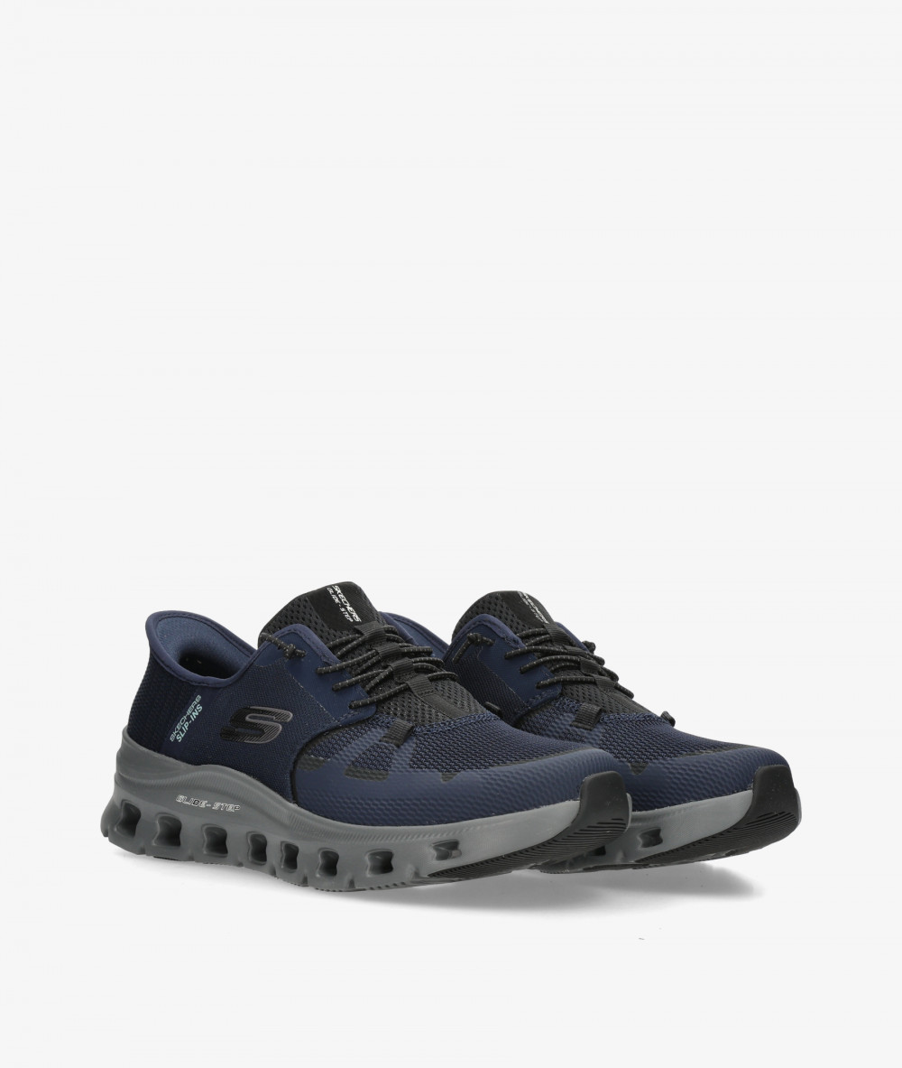 Deportivos Skechers 232930 en azul marino