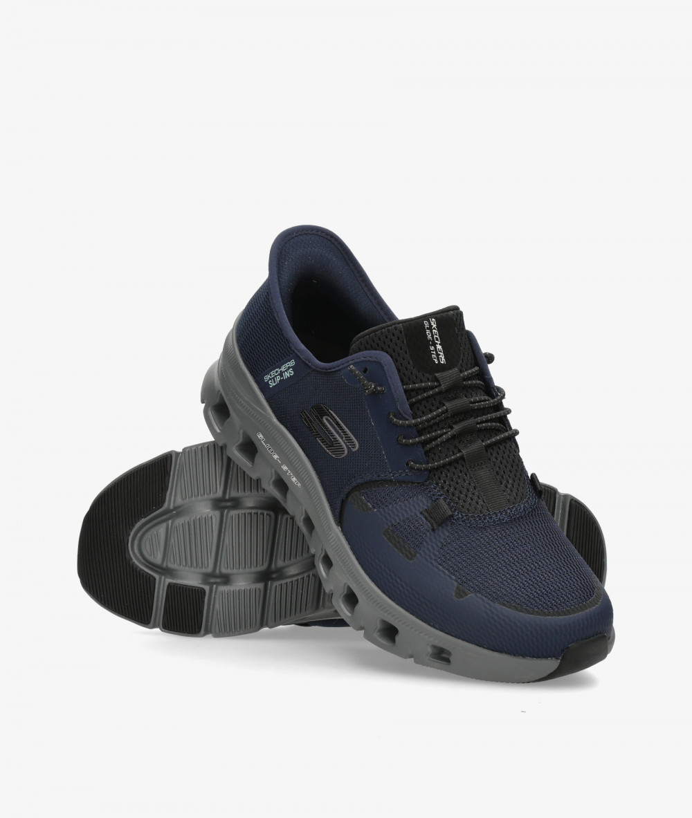 Deportivos Skechers 232930 en azul marino