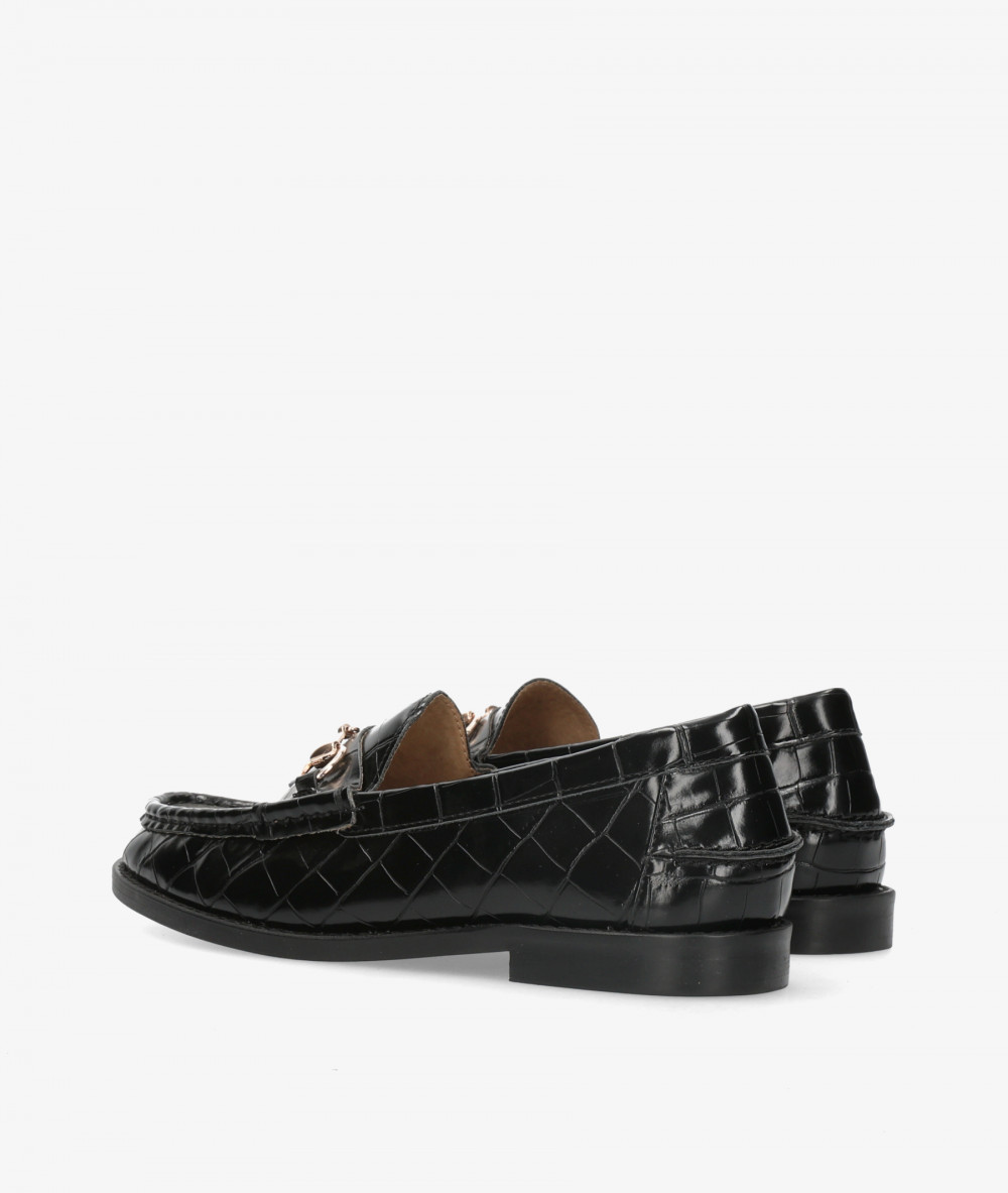 Mocasines Corina M6651 en coco negro