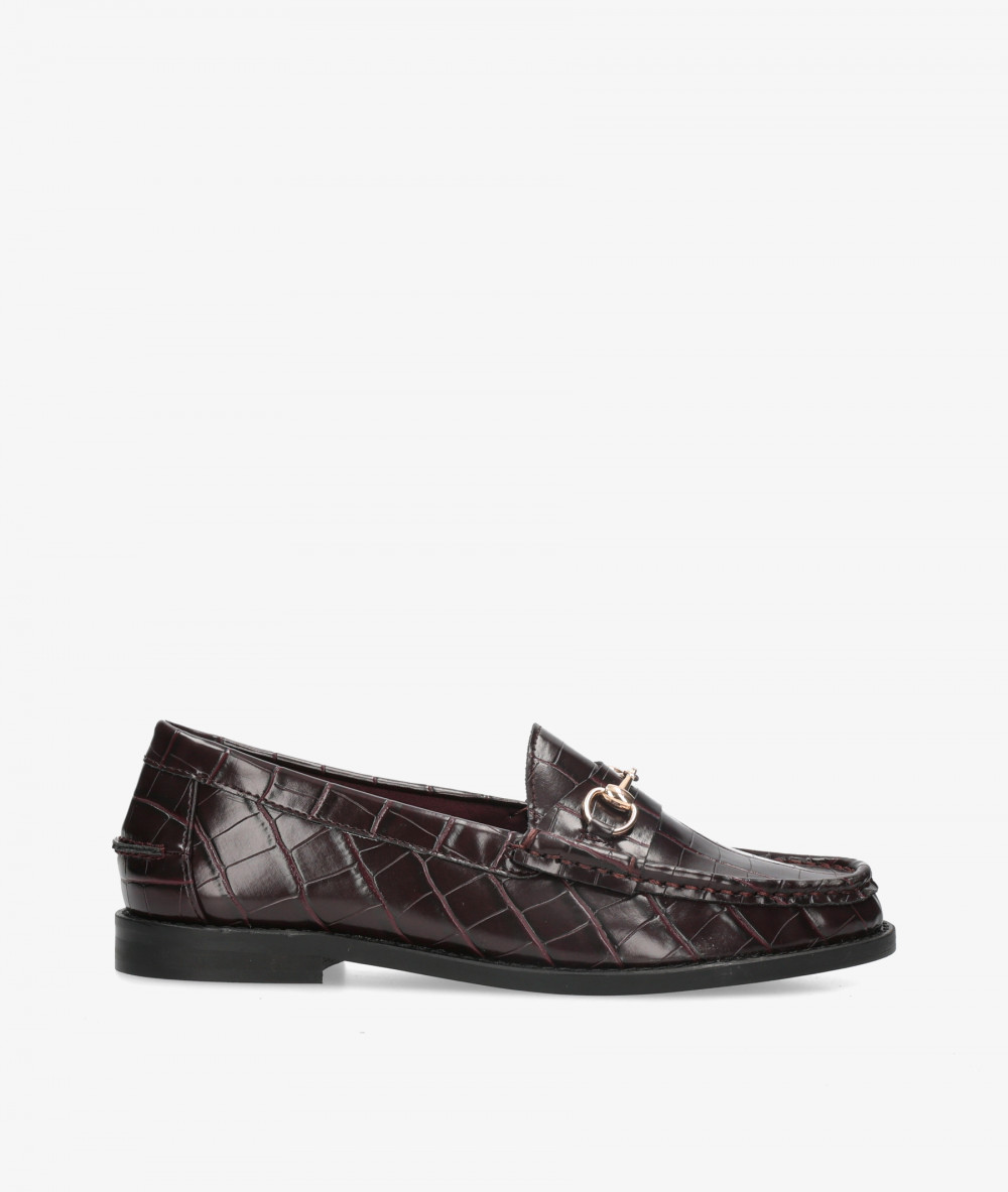 Mocasines Corina M6651 en coco burdeos