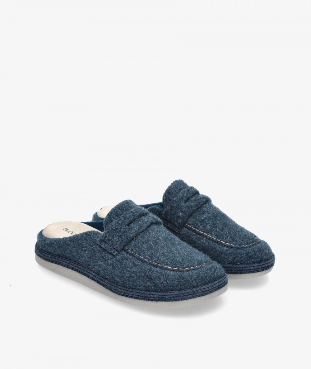 BLOOM Clog shoes 61L-000 in navy blue