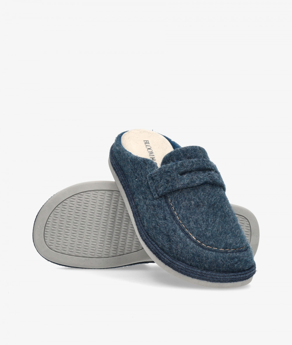 BLOOM Clog shoes 61L-000 in navy blue