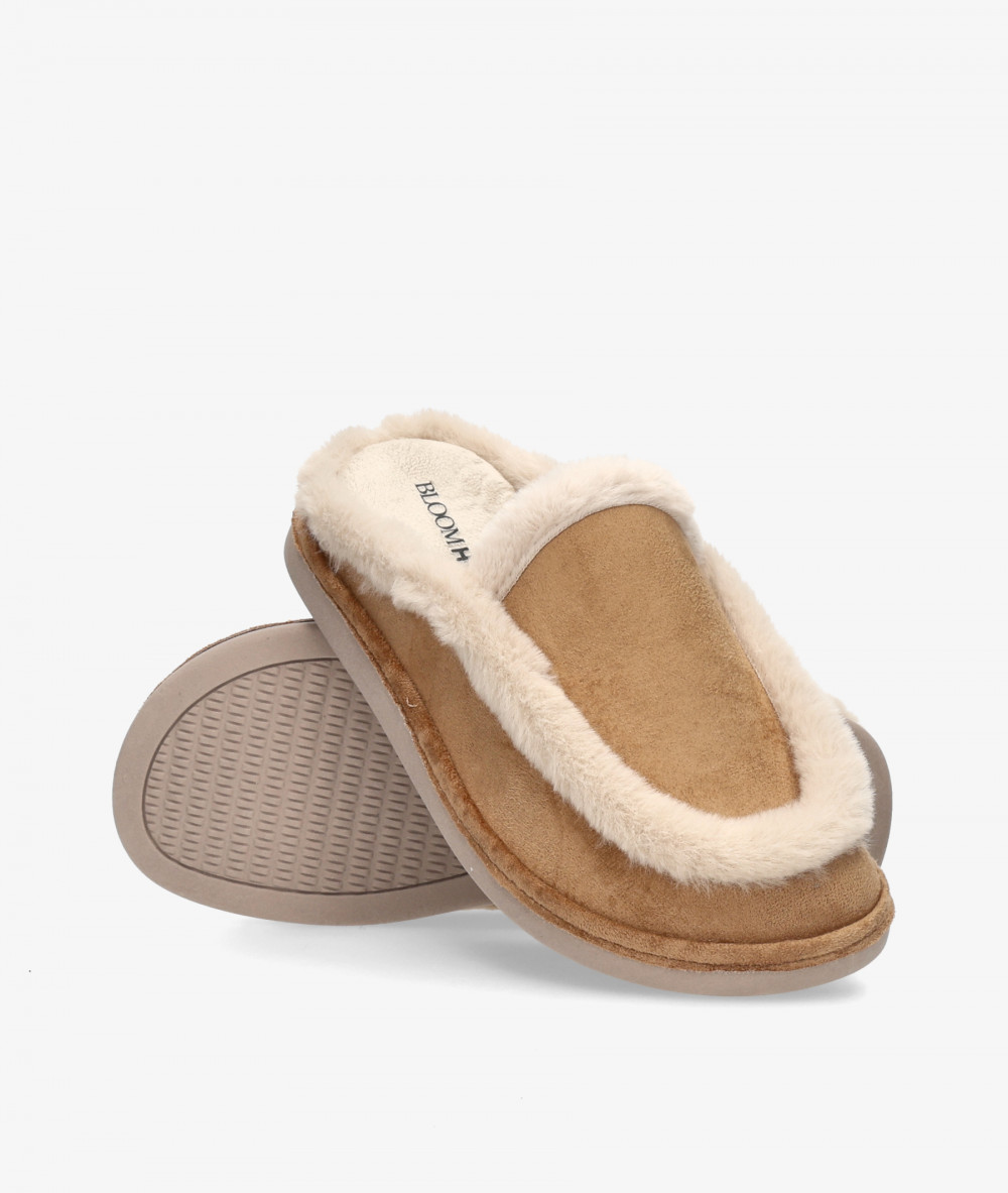 BLOOM Clog shoes 75B-028 in camel