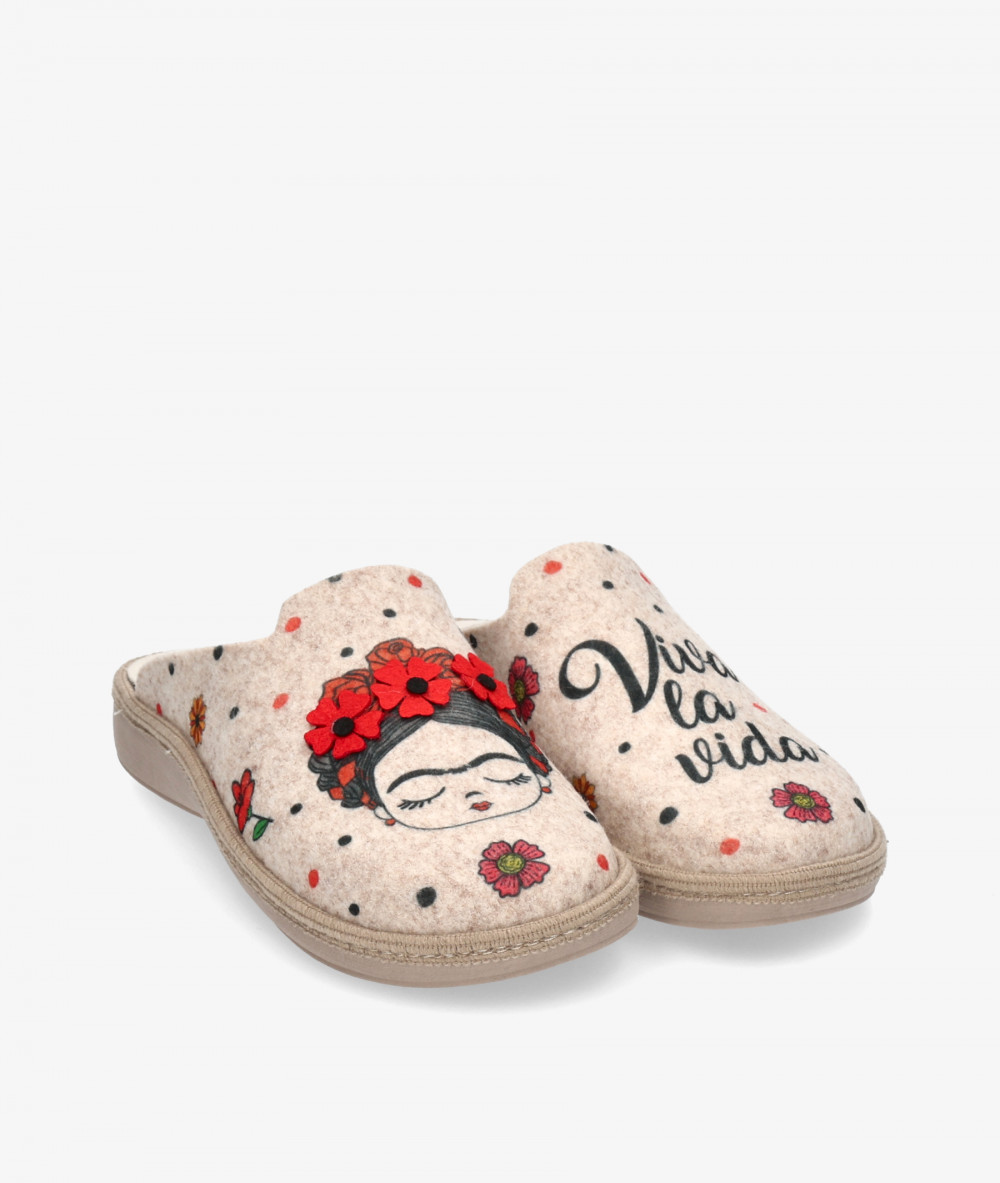 BLOOM Chinela 76T-610 in beige