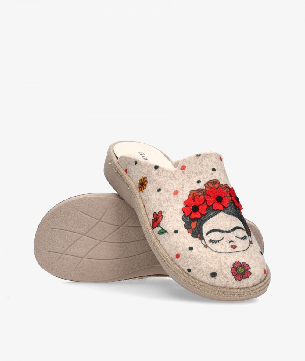 BLOOM Chinela 76T-610 in beige