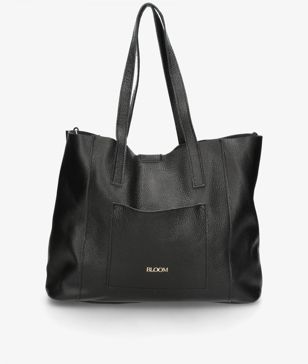 Bolso de piel BLOOM DALLAS en negro