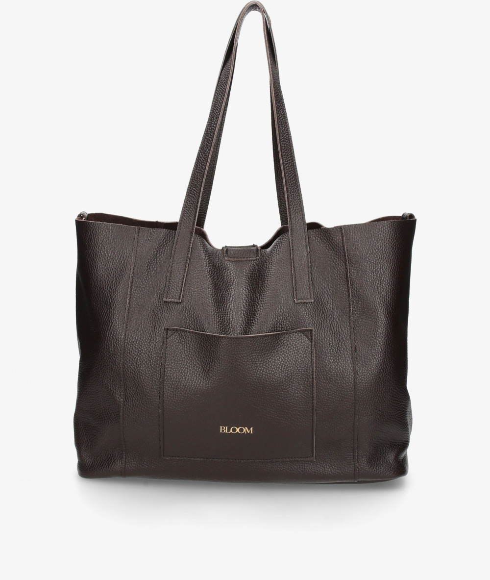 Bolso de piel BLOOM DALLAS en marrón