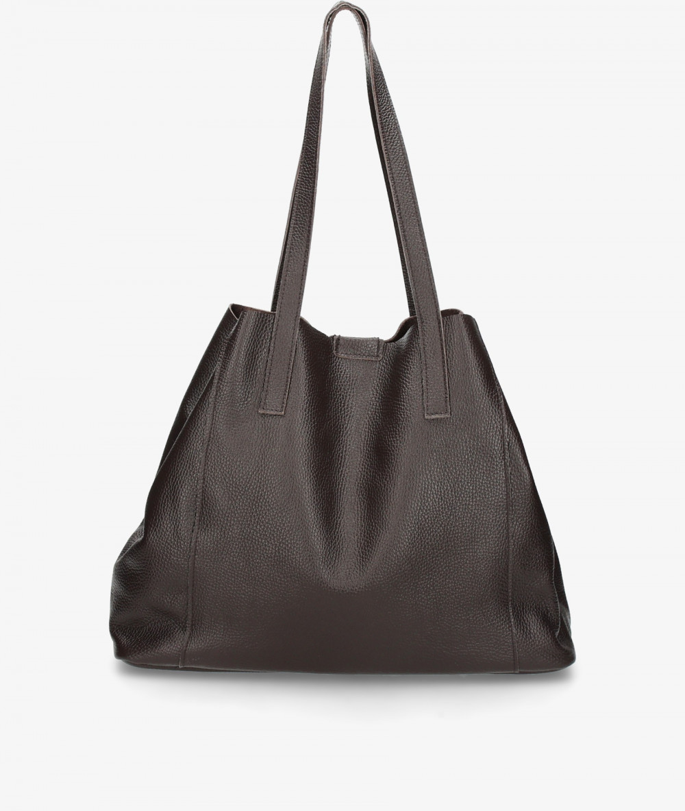 Bolso de piel BLOOM DALLAS en marrón