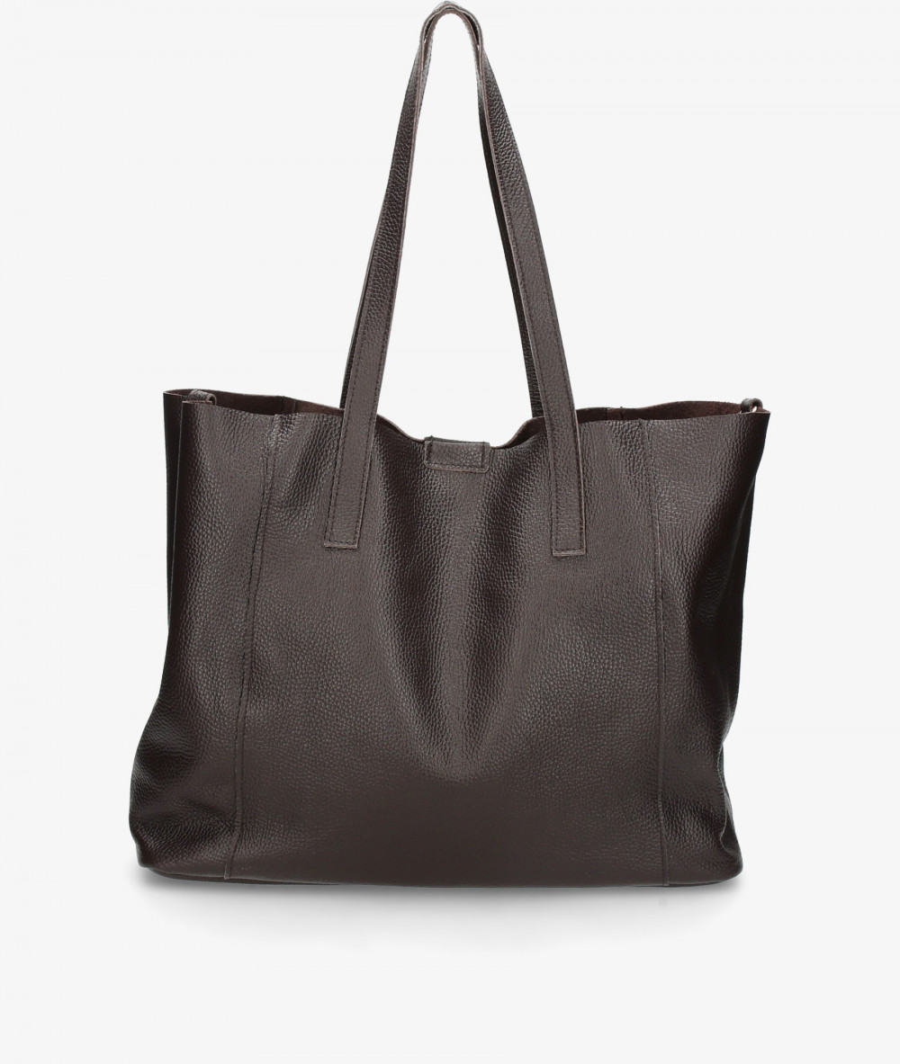 Bolso de piel BLOOM DALLAS en marrón