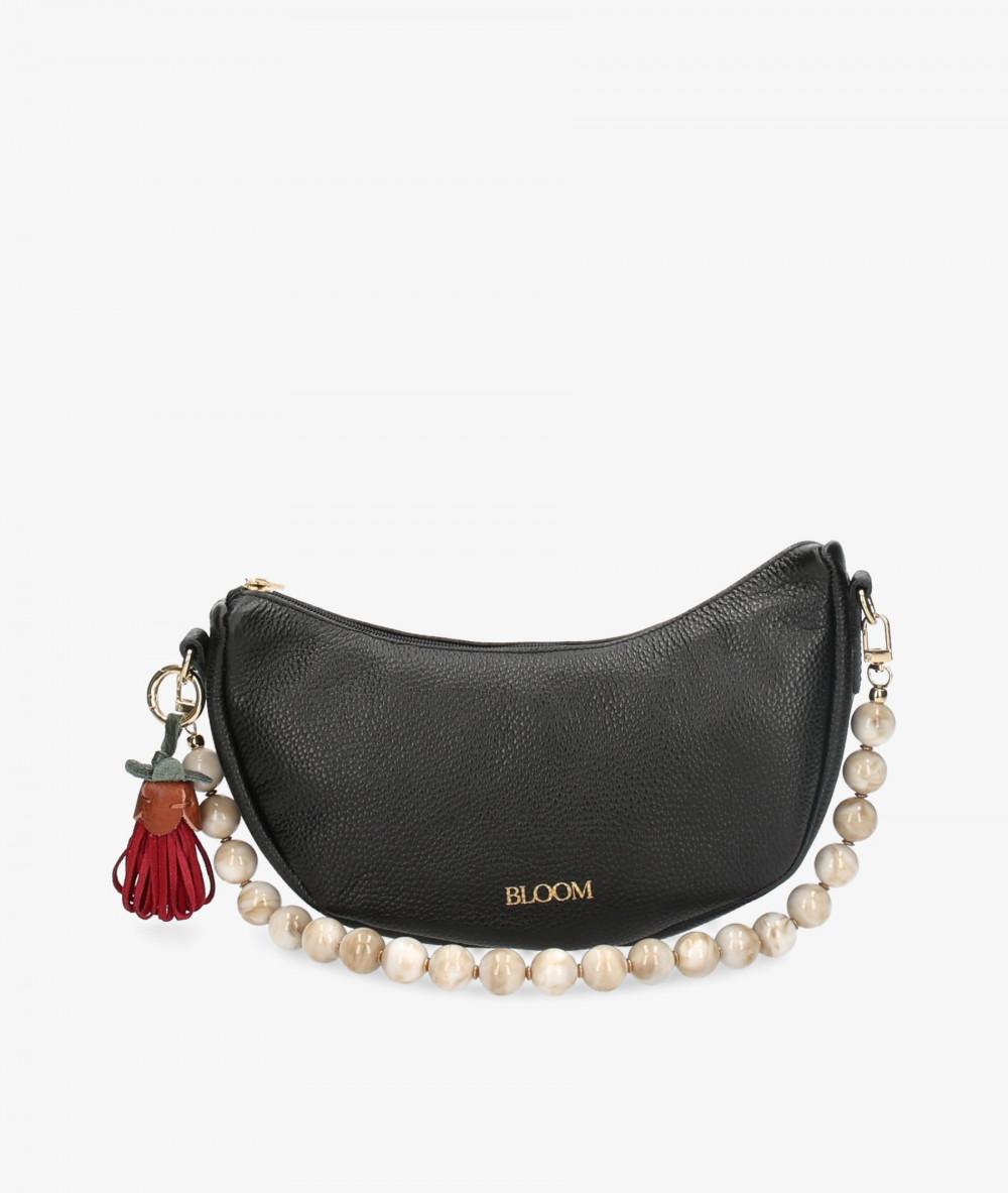 Bolso de piel BLOOM BAGUETTE en negro