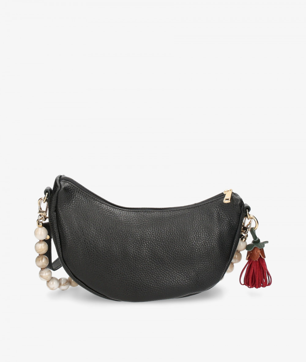 Bolso de piel BLOOM BAGUETTE en negro
