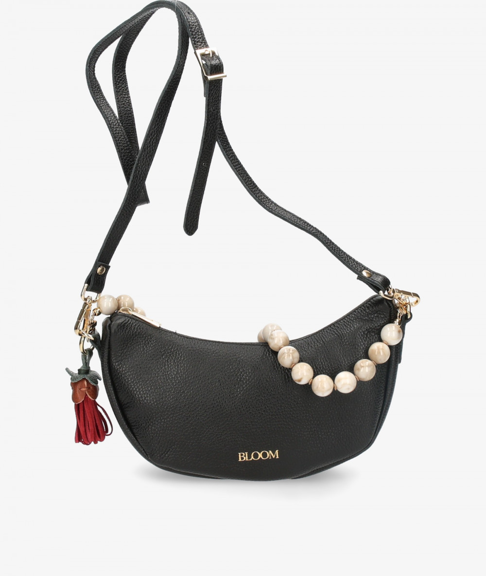 Bolso de piel BLOOM BAGUETTE en negro