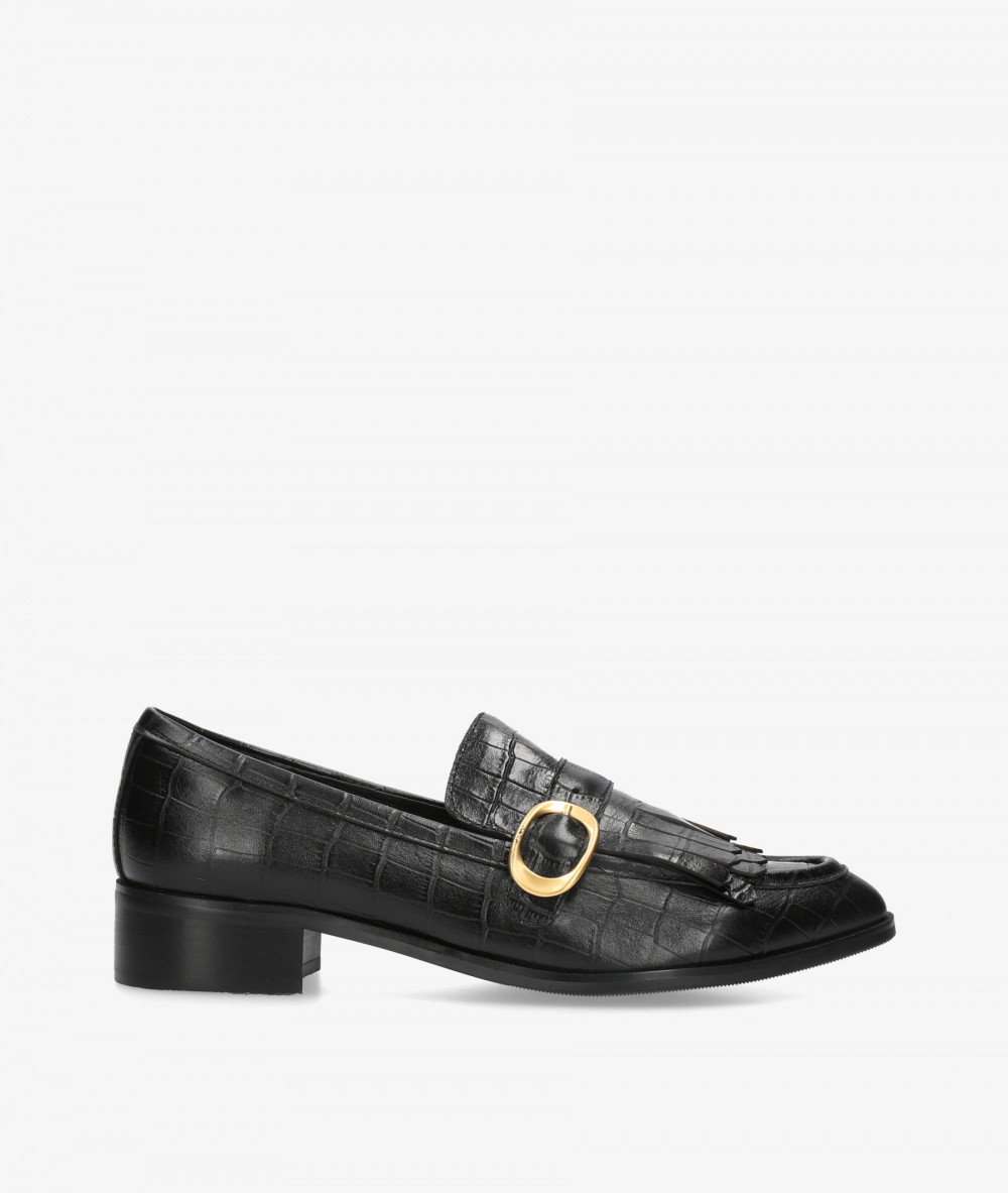 Stephen Allen Loafers LAUR-45  29575-10 in black croc print