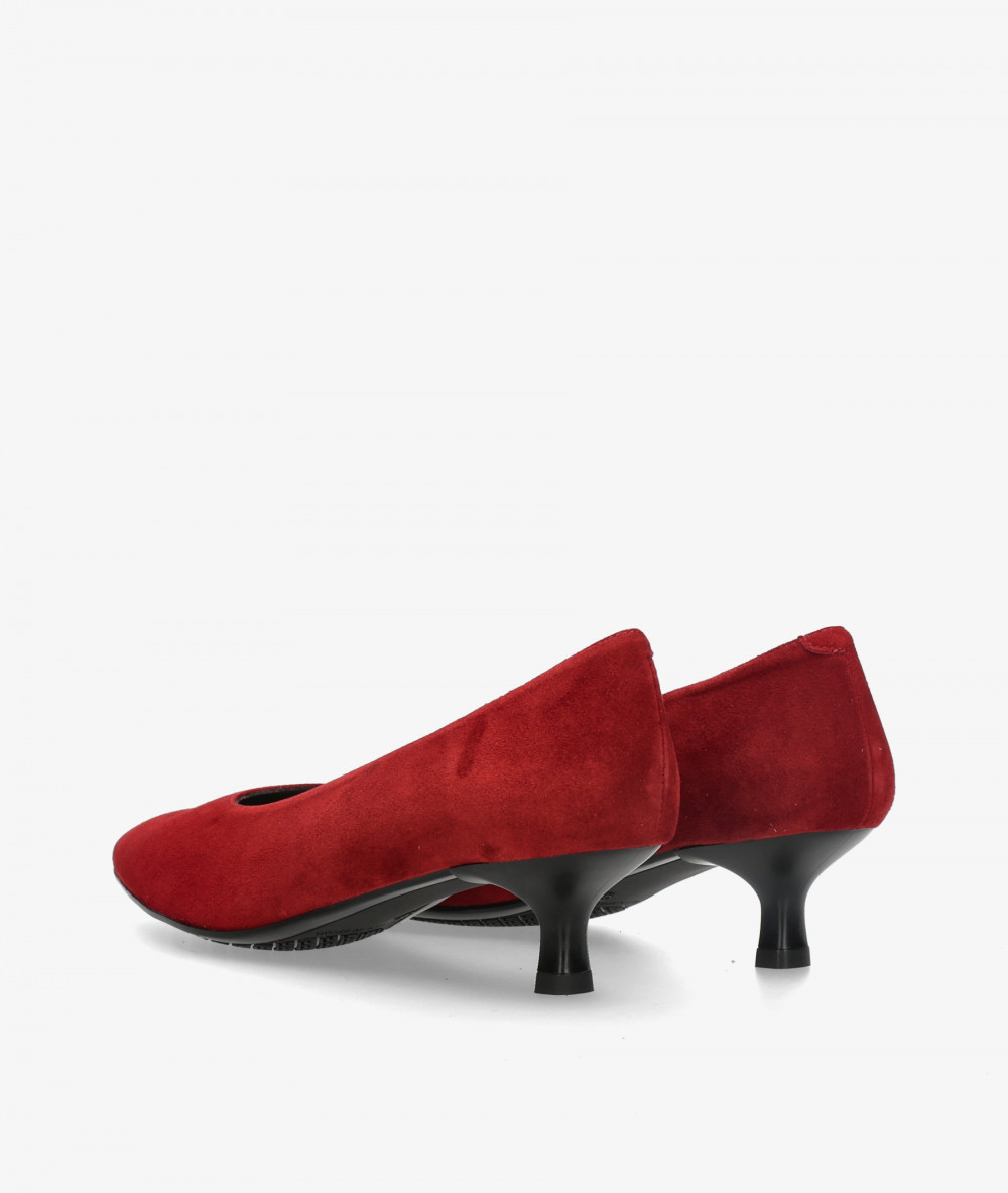 Salones BLOOM 1049 en ante rojo