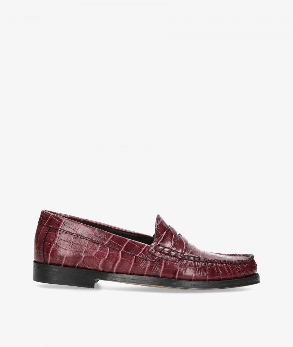 Mocasines BLOOM REGINA en coco burdeos