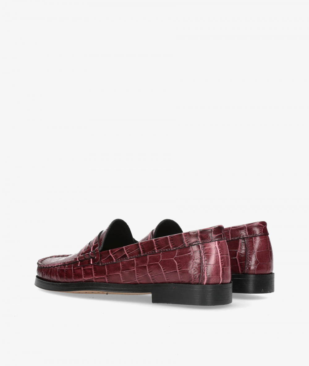 Mocasines BLOOM REGINA en coco burdeos