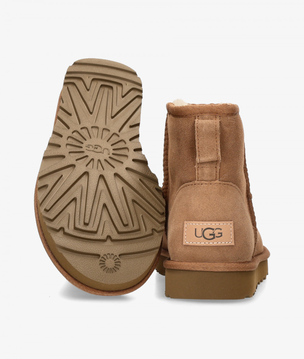 UGG Ankle boots  CLASSIC MINI II in leather split suede