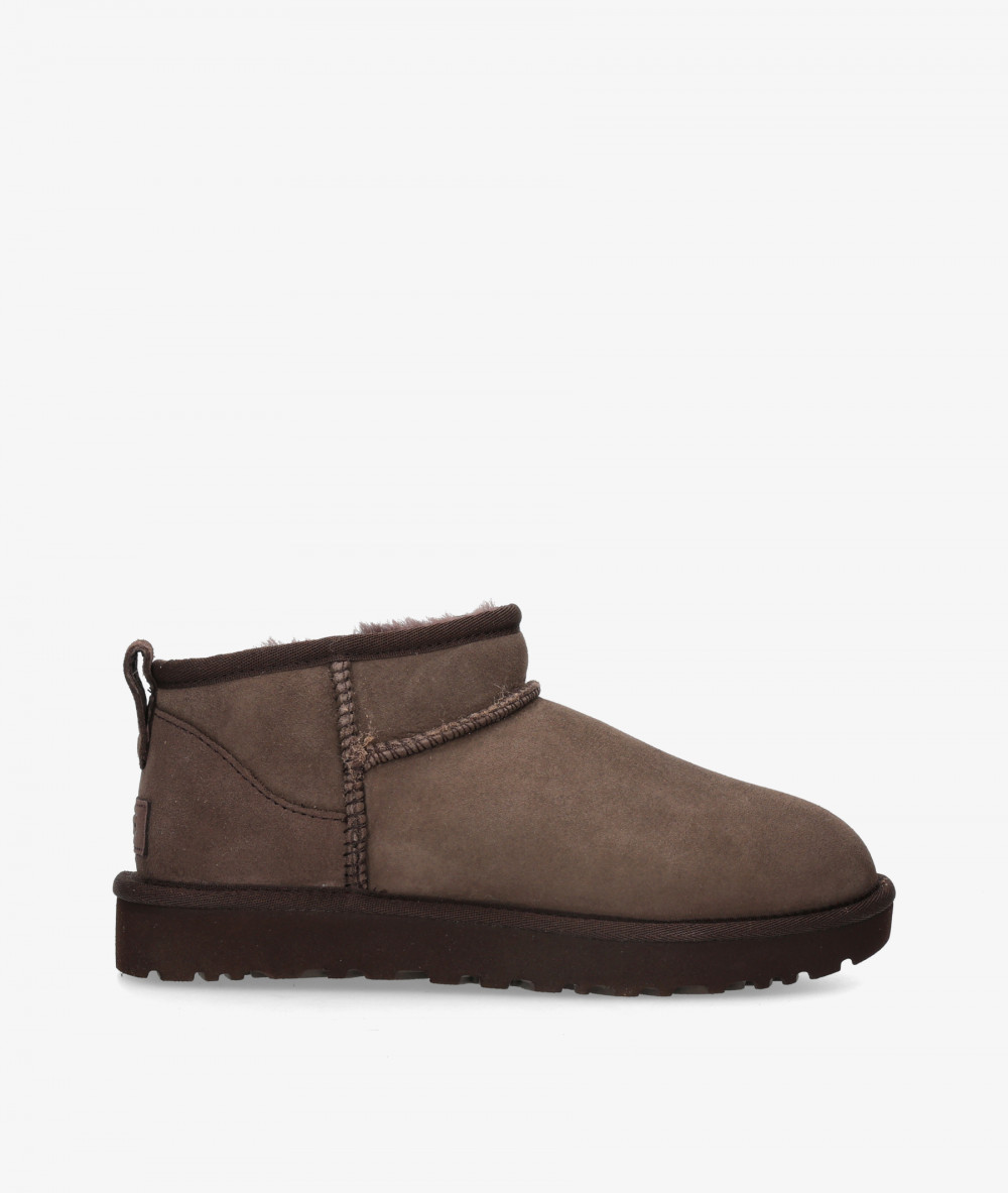 UGG Ankle boots  CLASSIC ULTRA MINI  in brown suede