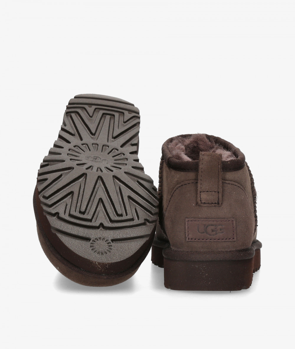 UGG Ankle boots  CLASSIC ULTRA MINI  in brown suede