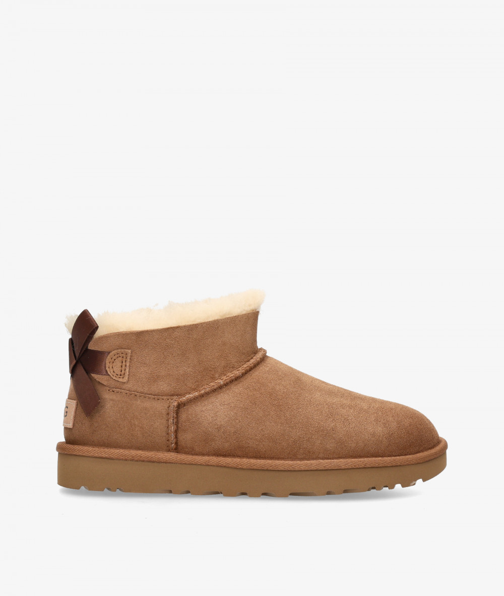 UGG Ankle boots  ULTRA MINI BAILEY BOW in leather