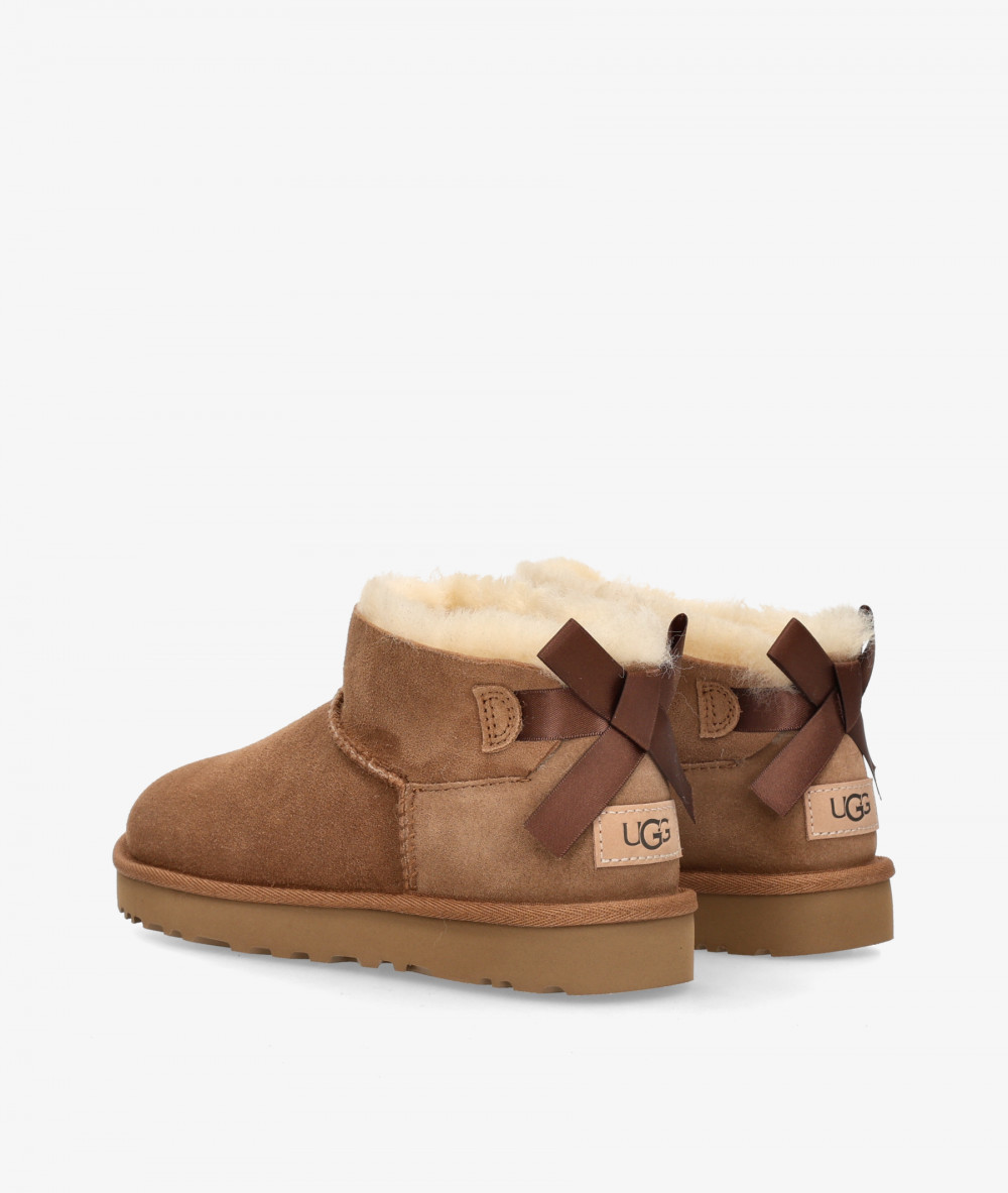 UGG Ankle boots  ULTRA MINI BAILEY BOW in leather