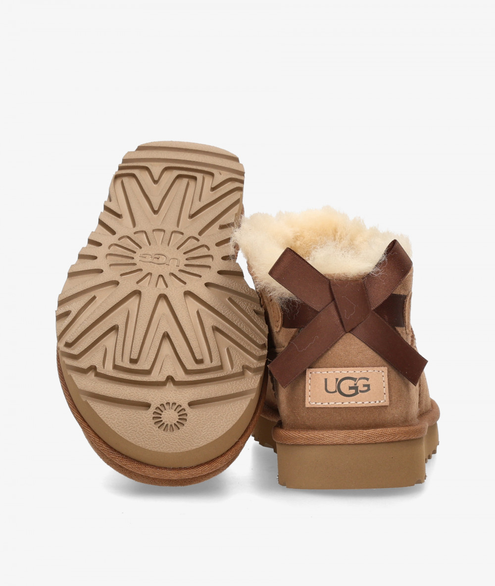 UGG Ankle boots  ULTRA MINI BAILEY BOW in leather