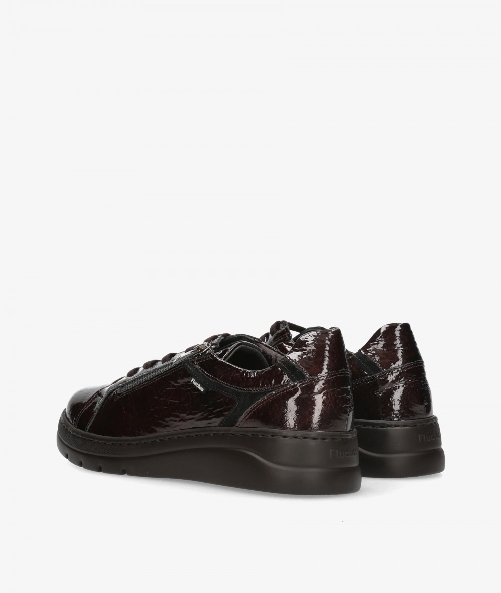 Fluchos Sneakers  F1666 in brown patent leather