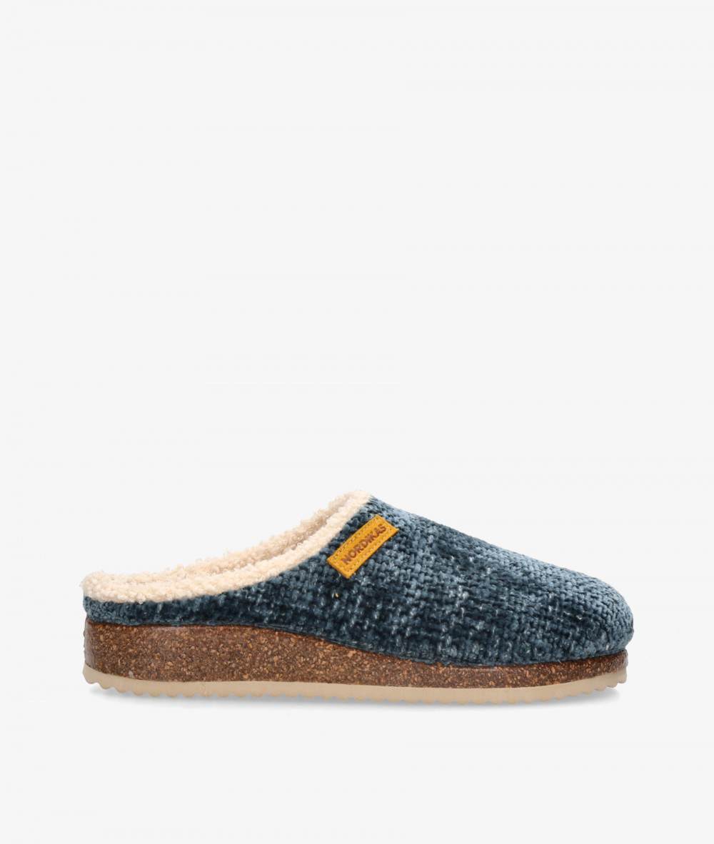 Nordikas Clog shoes 2243 in navy blue