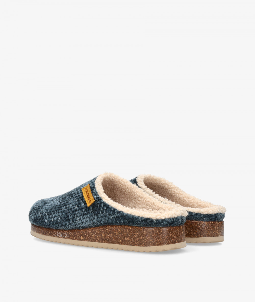 Nordikas Clog shoes 2243 in navy blue