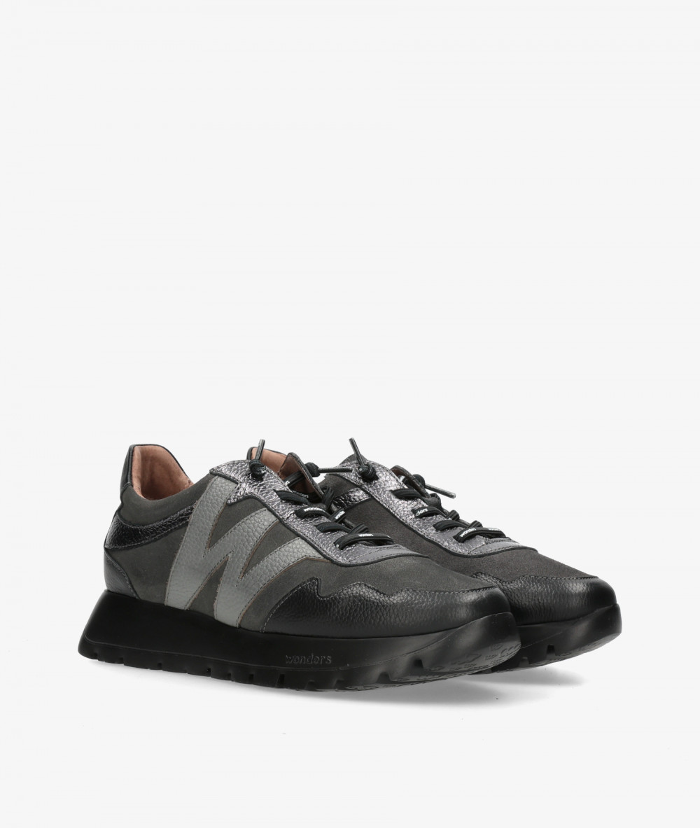 Wonders Sneakers  A-24110 in black