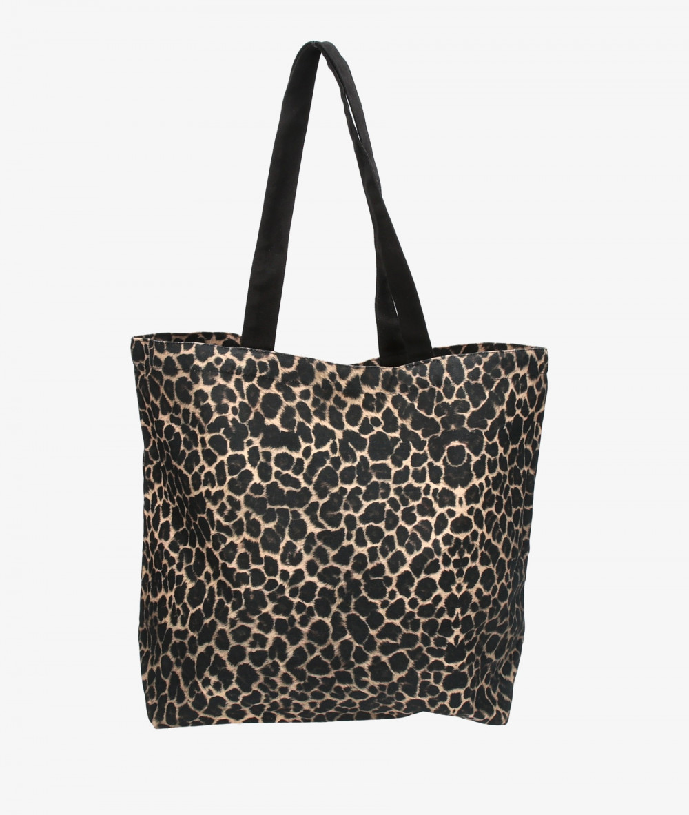 TOTE BAG BLOOM LEOPARD TOTE en leopardo 