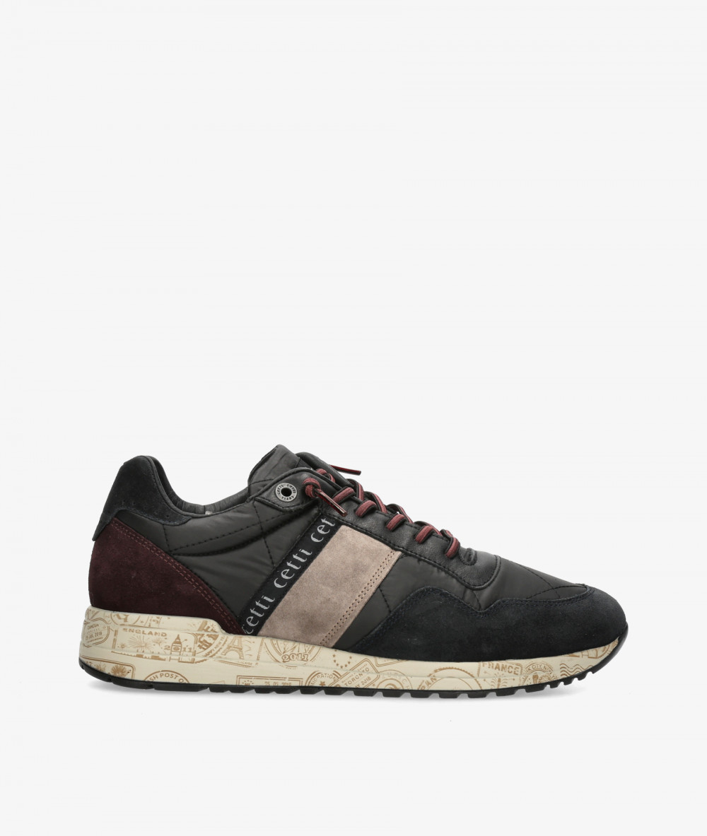 Cetti Sneakers  C-1370 in navy blue