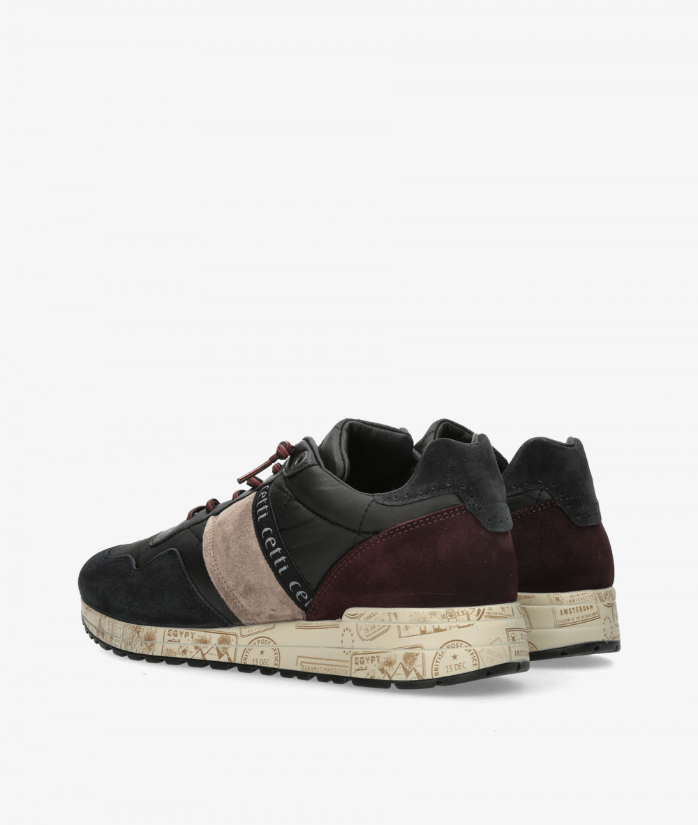 Cetti Sneakers  C-1370 in navy blue