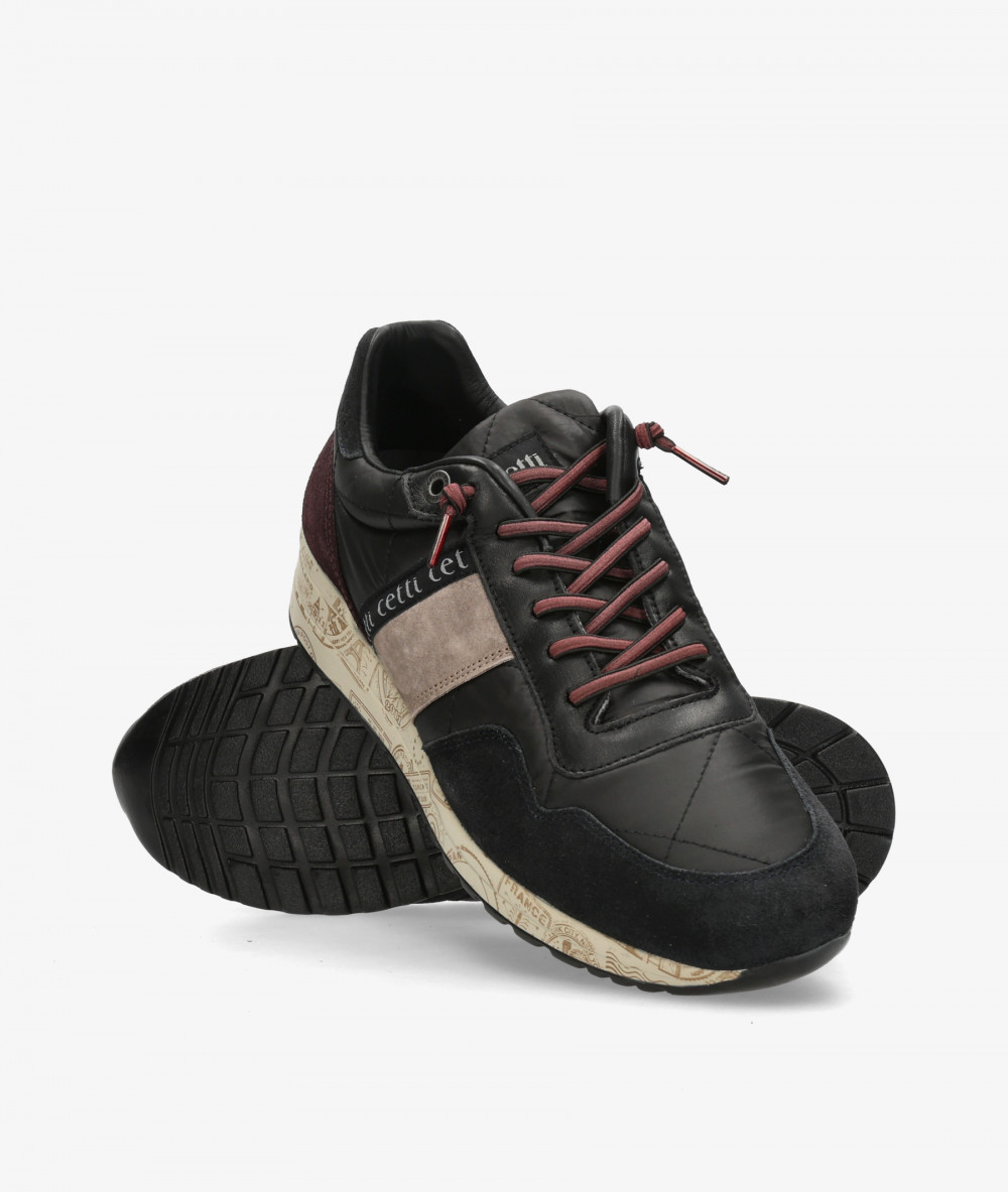 Cetti Sneakers  C-1370 in navy blue